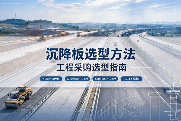 猇亭沉降板选择方法