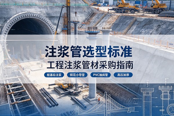 猇亭注浆管选型标准